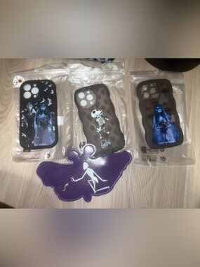 Corpse Bride Bundle Of IPhone 13 Pro Phone Case with Coin Purse included